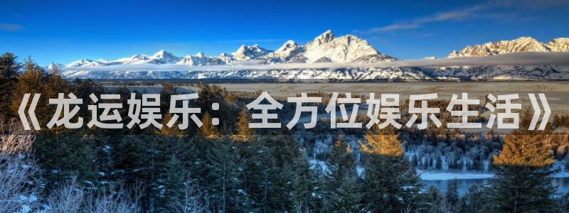 壹号app官方登录入口下载：《龙运娱乐：全方位娱乐生活》